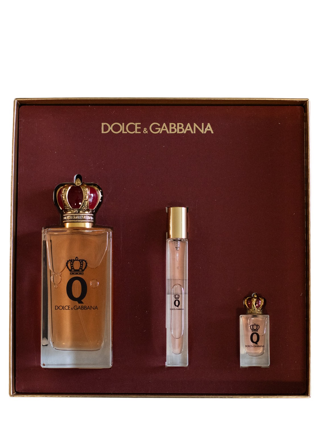 Cofanetto Dolce & Gabbana Q Eau De Parfum 100ml + 10ml travel size + 5ml miniatura – foto 2